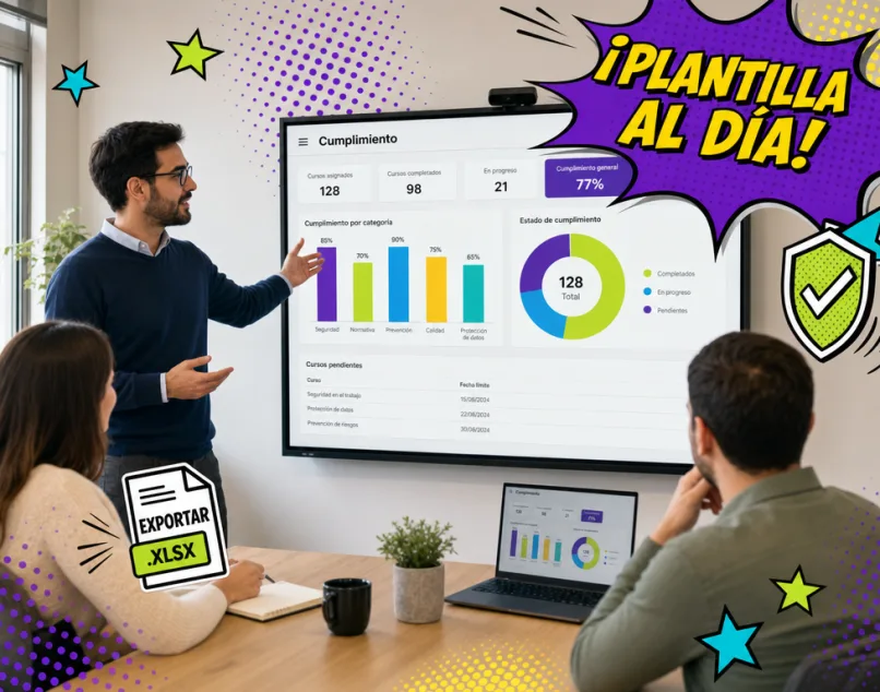 Rutas por área: cumplimiento anual