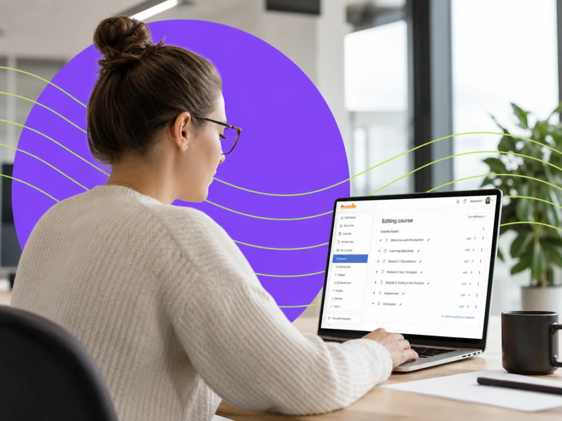 Interactive operating-procedures course built on an LMS